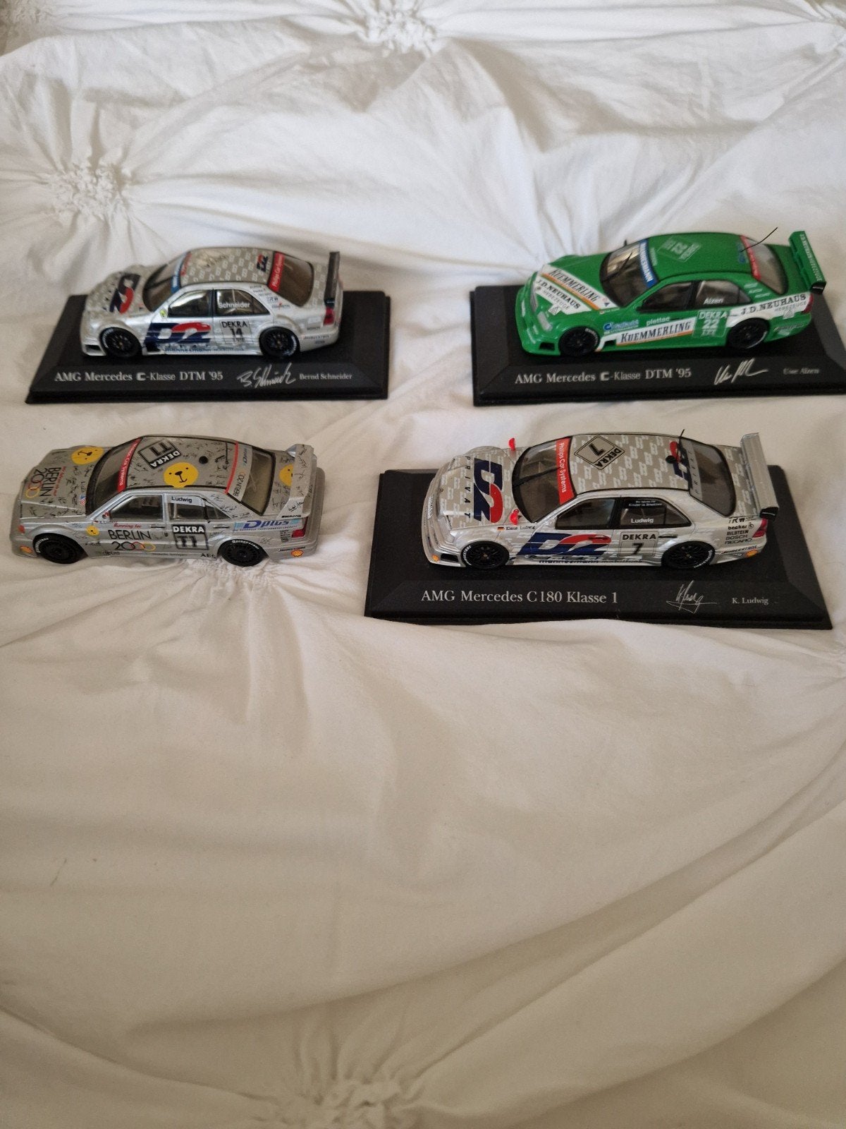 DTM AMG Mercedes  modellen uit DTM 1994 en 1995, Ophalen of Verzenden, Auto, Overige merken