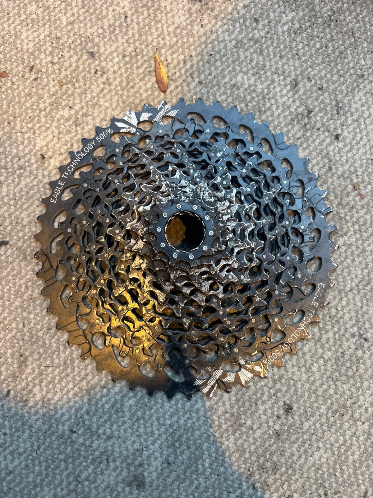 SRAM XG 1275 10-50T Eagle Technology Cassette, Fietsen en Brommers, Gebruikt, Staal, Ophalen of Verzenden, Derailleur of Ketting