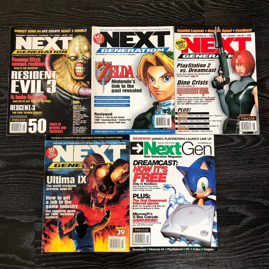 Partij Vintage Next Generation Magazines, Ophalen of Verzenden, Next Generation Magazine