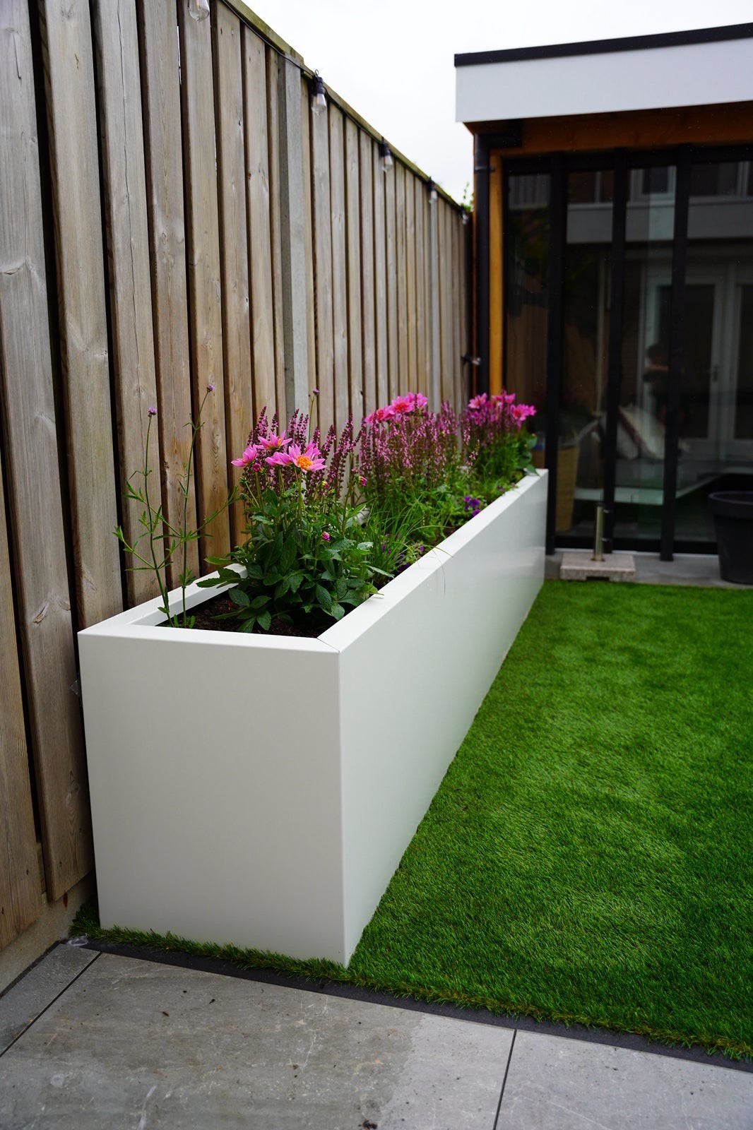 plantenbakken met een mooi strak uiterlijk, Ophalen of Verzenden, Nieuw, Metaal, Balkon