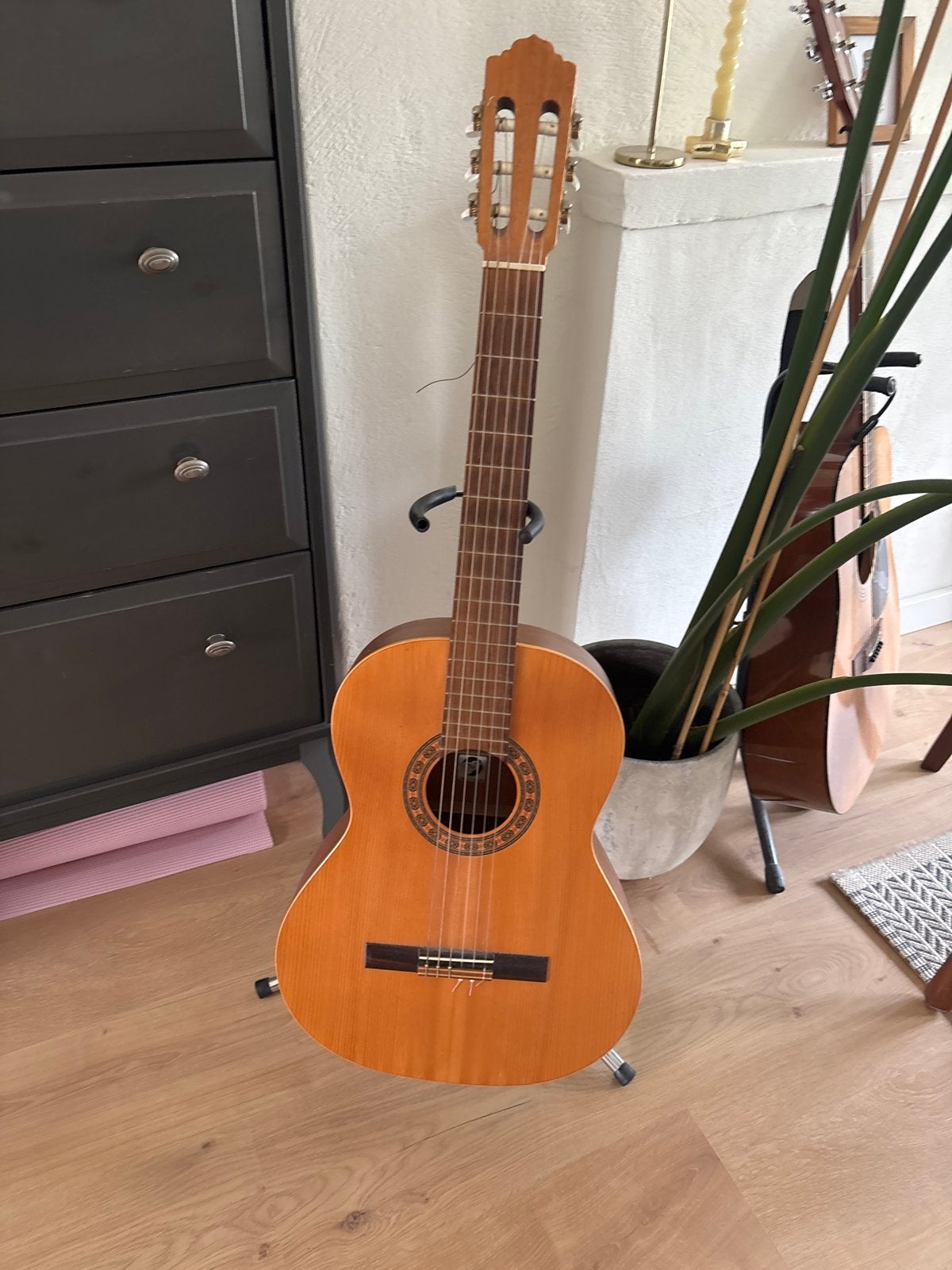 Klassieke Spaanse gitaar nylon, Muziek en Instrumenten, Snaarinstrumenten | Gitaren | Akoestisch, Ophalen, Gebruikt, Klassieke of Spaanse gitaar