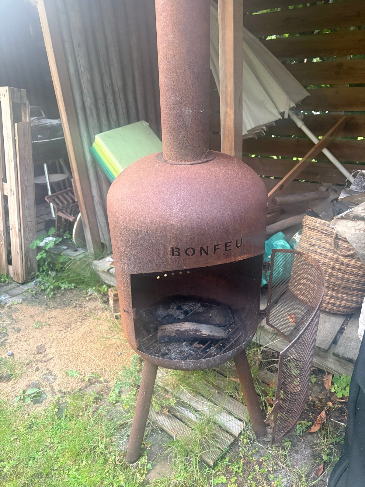 Bonfeu Vuurton / Terrashaard - Gebruikt, Ophalen, Gebruikt, Vuurton