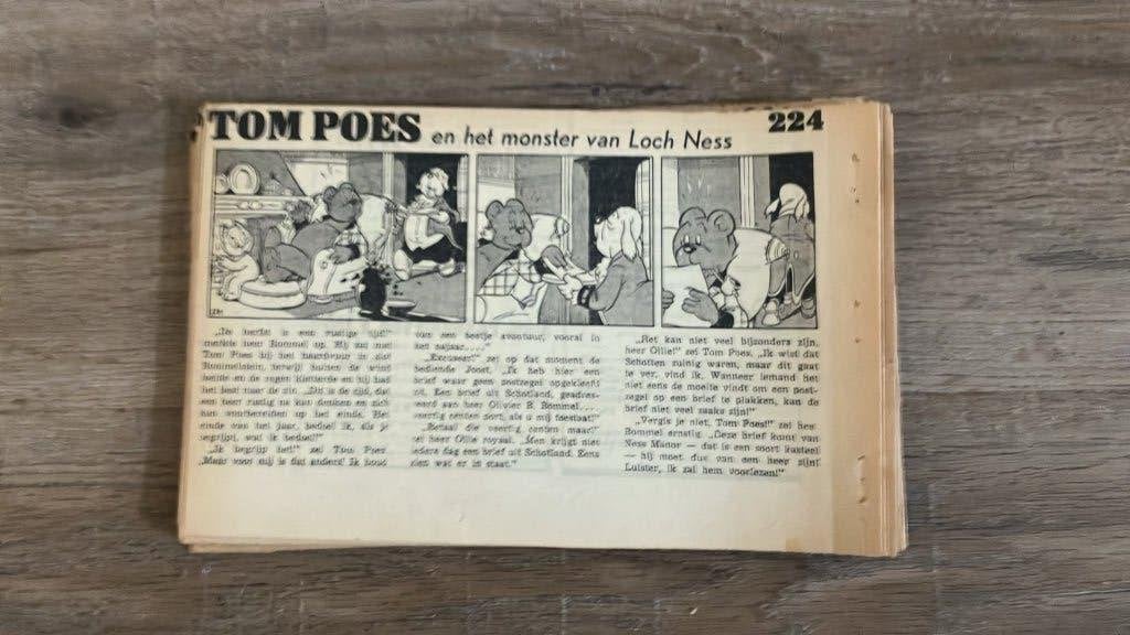 Tom poes kranten verhaal 1947/1948 NRC, Eén stripboek, Ophalen of Verzenden, Gelezen