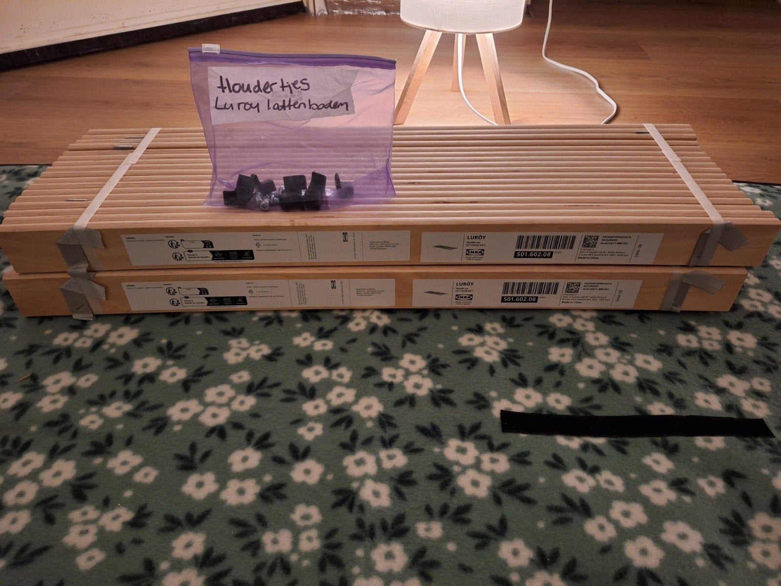 Luroy lattenbodem 140 breed. Ongeopend., Ophalen, Nieuw, 140 cm, Twijfelaar