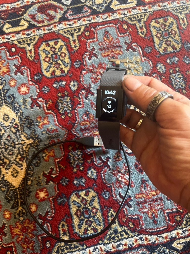 Fitbit Charge 2 met splinternieuw grijs bandje nu 39,99€, Zwart, Nieuw, Ophalen of Verzenden, Fitbit