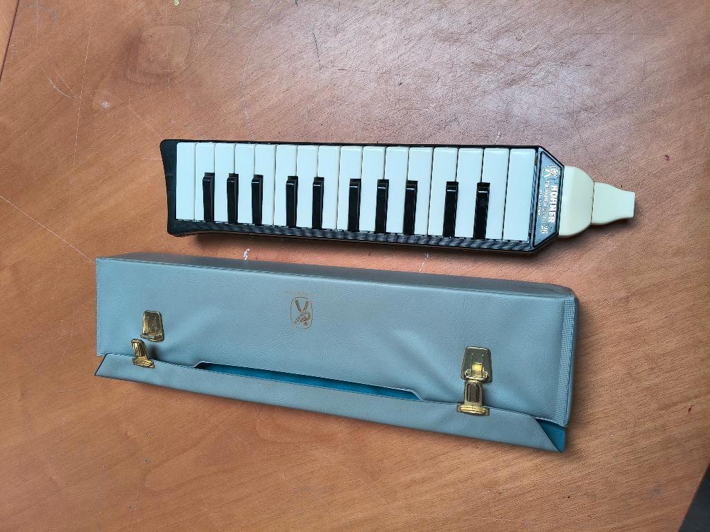 Hohner Blaaspiano, Ophalen of Verzenden, Gebruikt, Overige typen, Met koffer of doosje