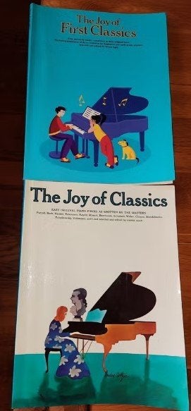 piano: The joy of first classics +the joy of classics-MOOI!, Gebruikt, Klassiek, Les of Cursus, Ophalen of Verzenden