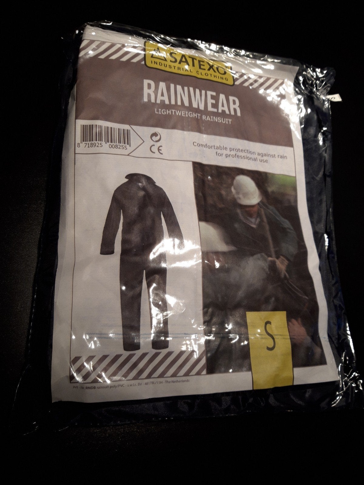 Satexo Regenpak - Maat S - Nieuw in verpakking, Ophalen of Verzenden, Nieuw, Regenbroek, Heren