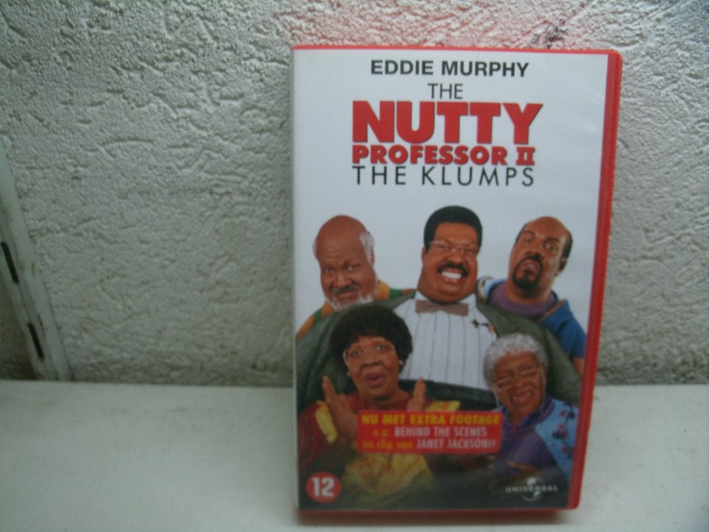 vhs 216a nutty professor 11 the klumps, Alle leeftijden, Ophalen of Verzenden, Zo goed als nieuw, Actie en Avontuur