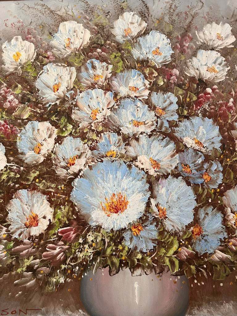 Schilderij: Bloemenvaas van Samson, Antiek en Kunst, Ophalen of Verzenden