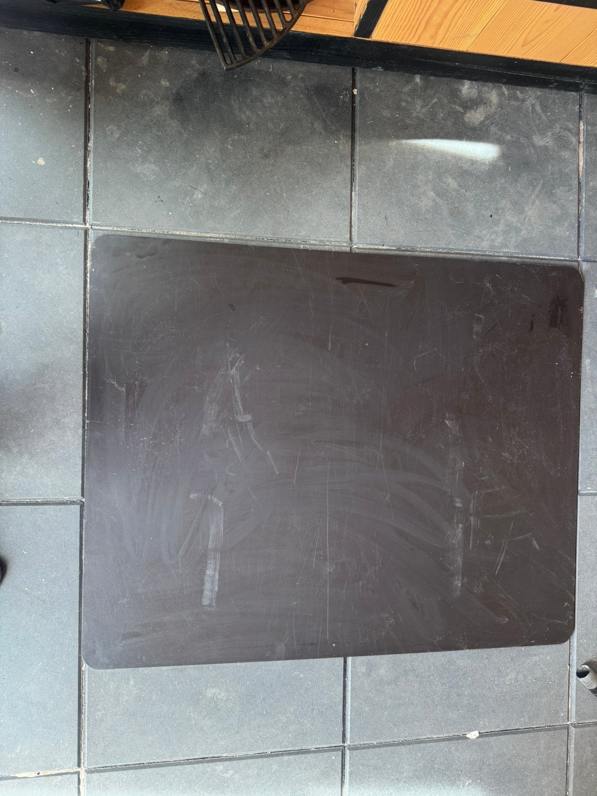 rechthoekige vloerplaat kachel 80x120, Ophalen, Gebruikt, 200 cm of meer, 150 tot 200 cm