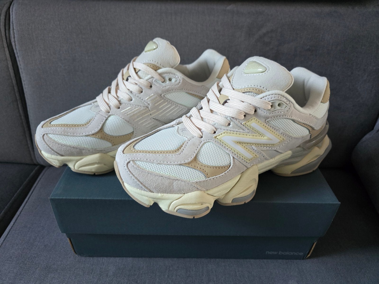 SALE! New Balance 9060 Sea Salt Schoenen (asics,dior,fendi), New Balance, Overige kleuren, Nieuw, Ophalen of Verzenden