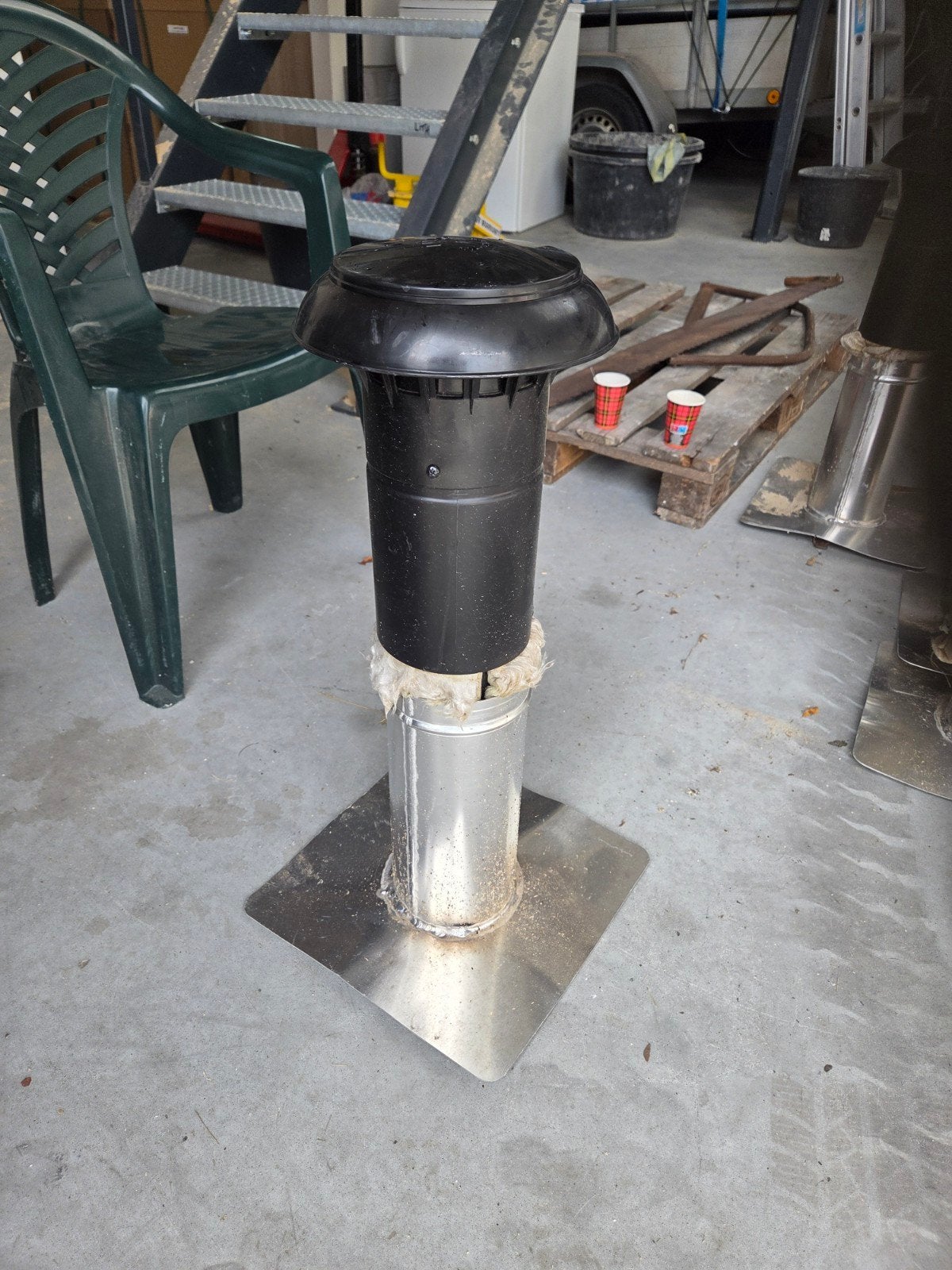 Dak doorvoer 125mm, Ophalen, Nieuw, Ventilator en Afzuiger