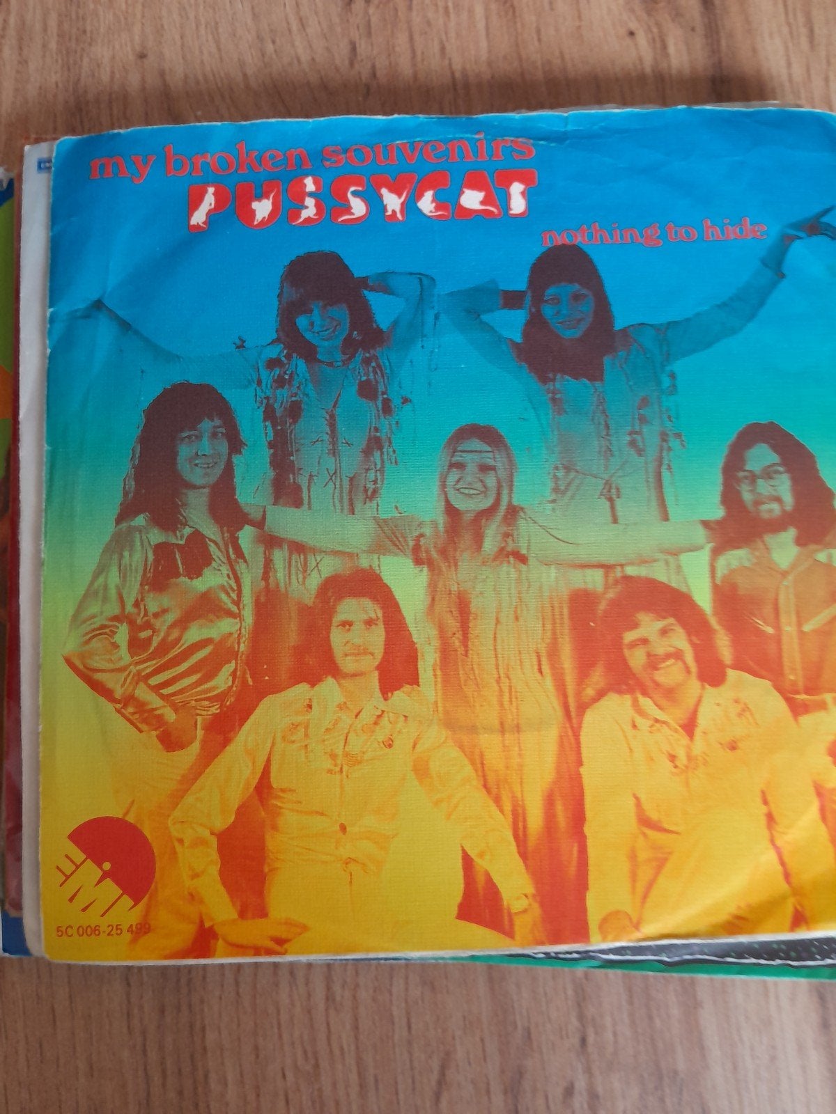 pussycat 7inch my broken souvenirs, Ophalen of Verzenden, Zo goed als nieuw, Pop