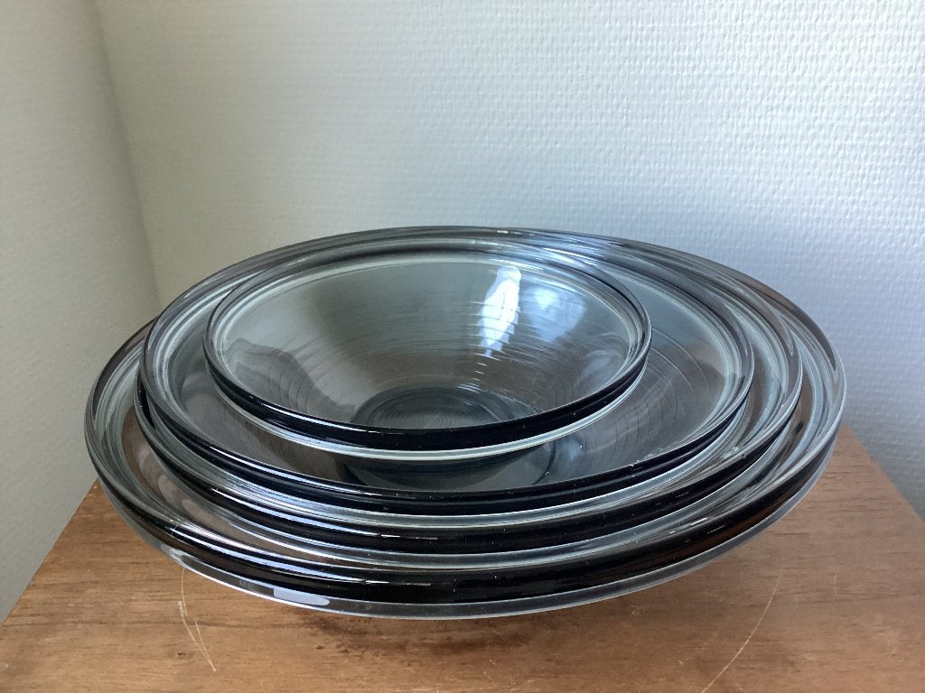 Copier persglazen schalen Primula persglas Leerdam Zgan, Ophalen of Verzenden