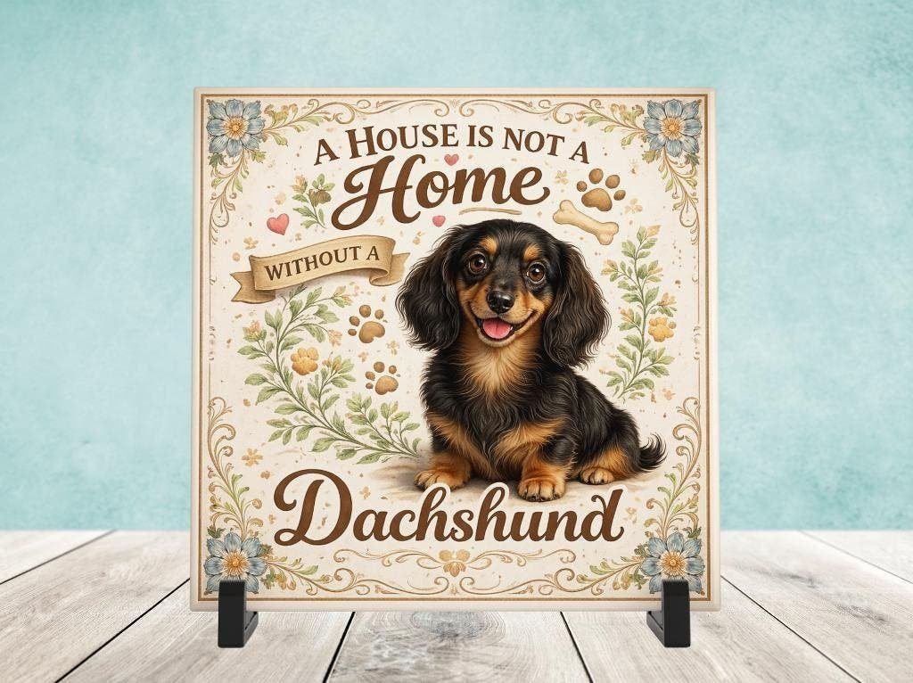 A House is not a Home Without a Dachshund - Teckel Tegel, Verzenden, Nieuw