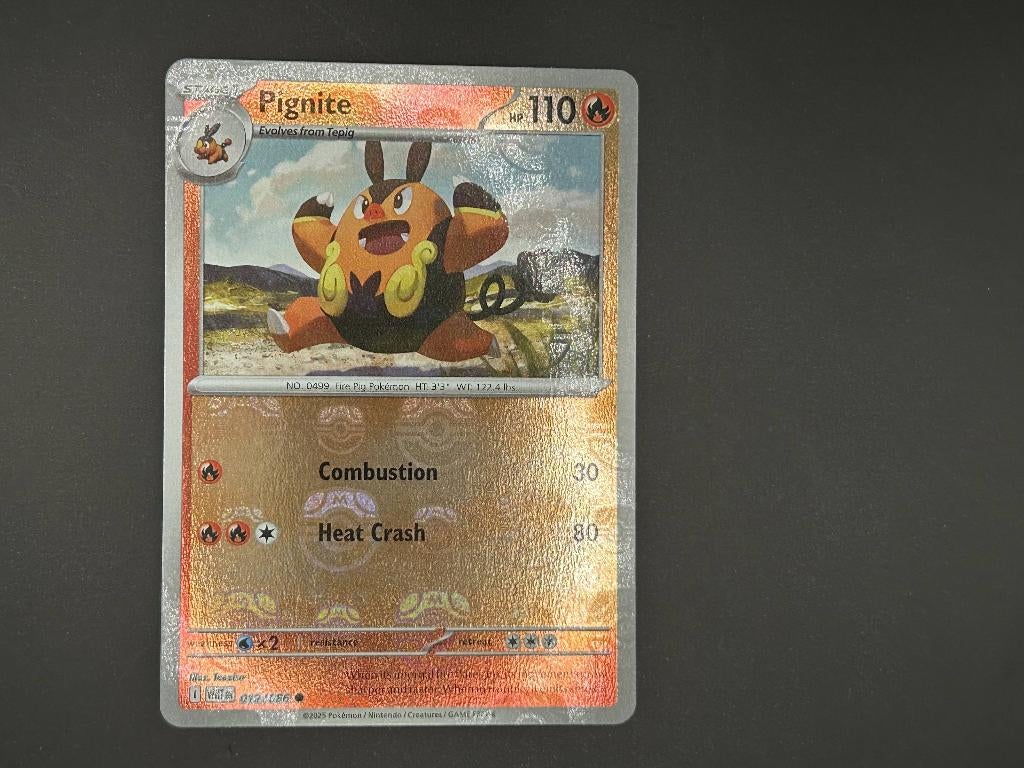 White Flare - WHT 012 / 086 Pignite (Master ball), Ophalen of Verzenden, Nieuw, Losse kaart, Foil