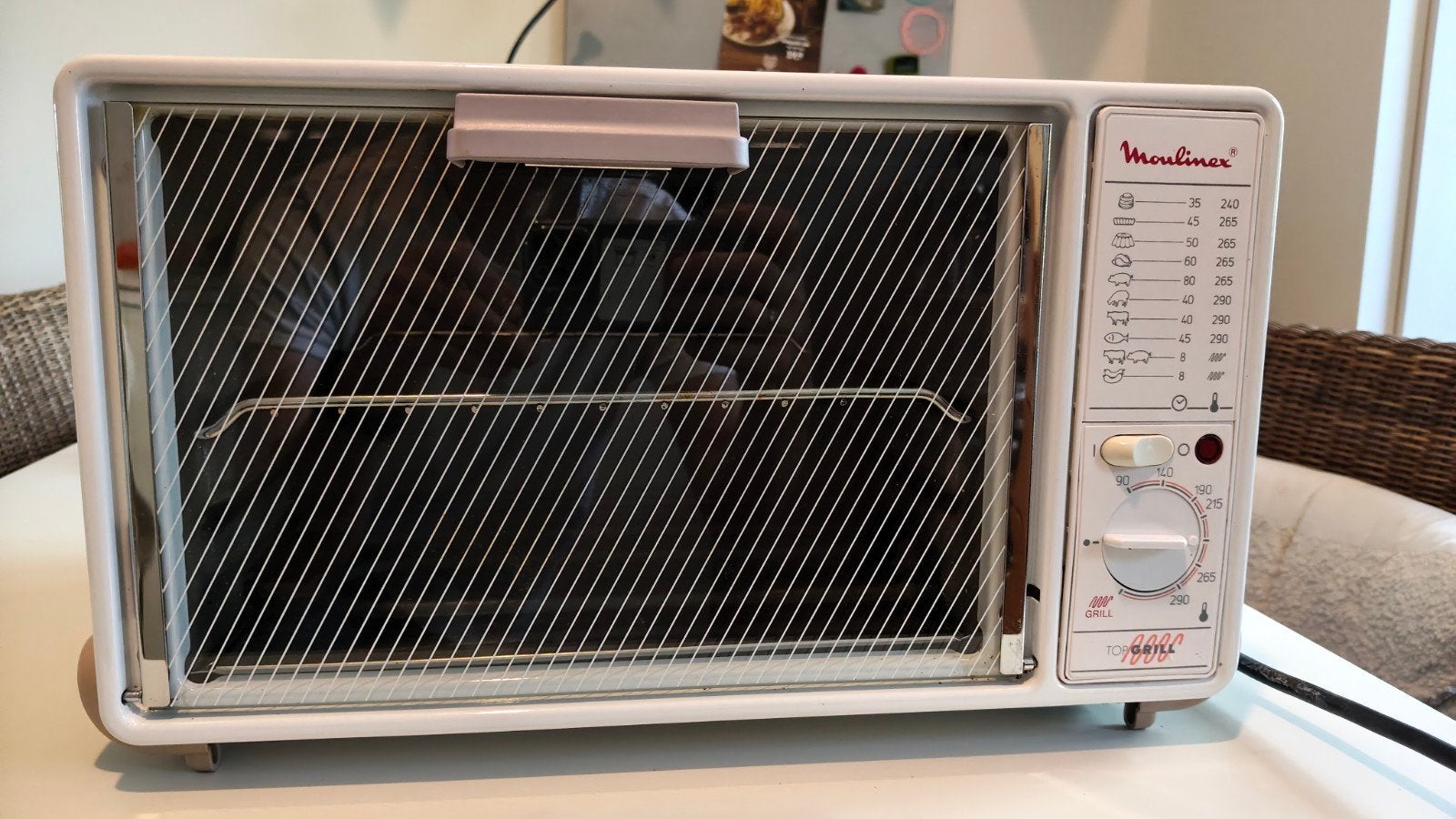 Moulinex mini oven, met grill en ovenschaal, model Type 844, Ophalen, Minder dan 45 cm, Minder dan 45 cm, Oven met grill