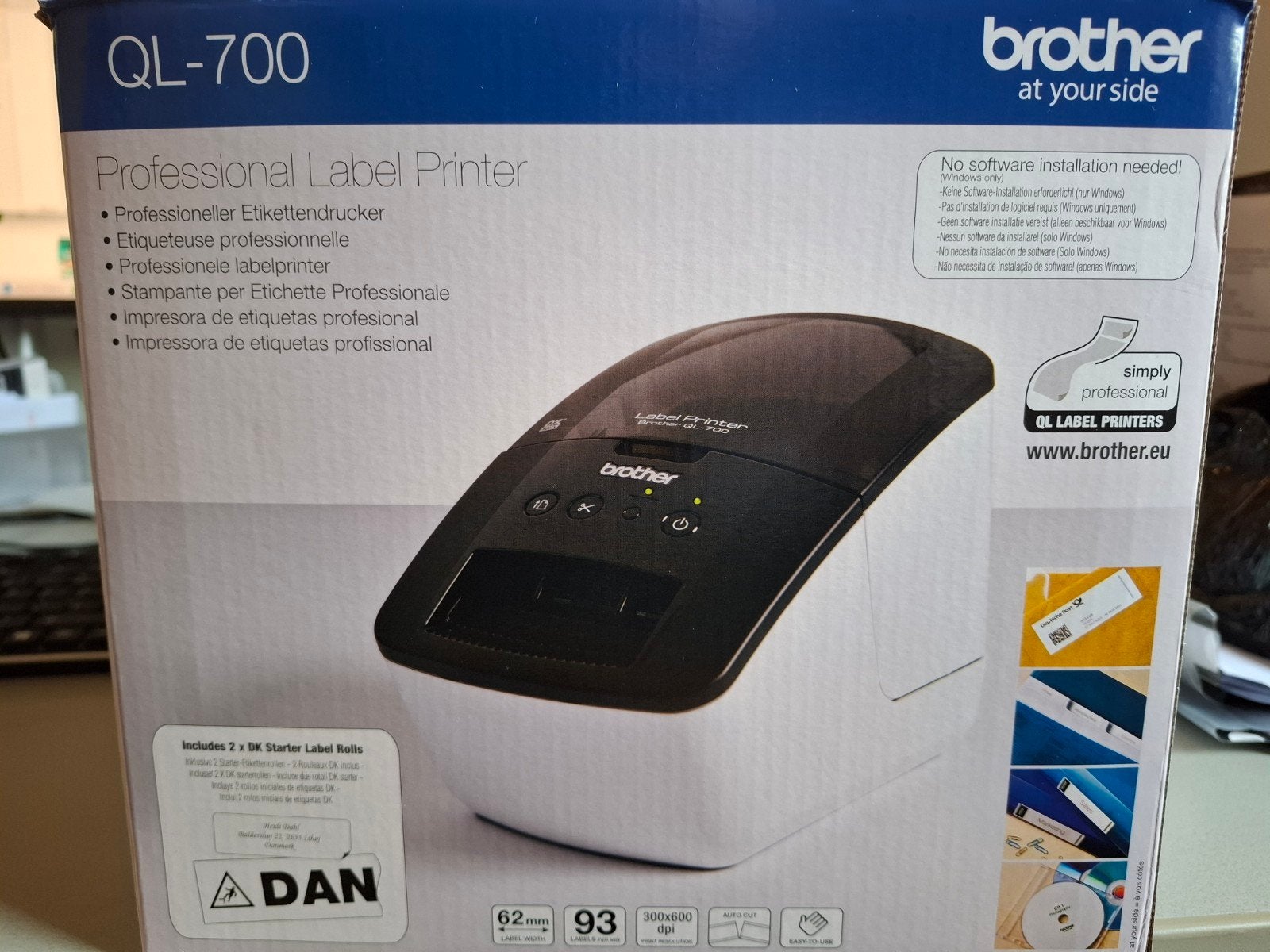 Brother QL-700 Professionele Labelprinter - Zo goed als nieu, Computers en Software, Labelprinters, Ophalen of Verzenden, Zo goed als nieuw