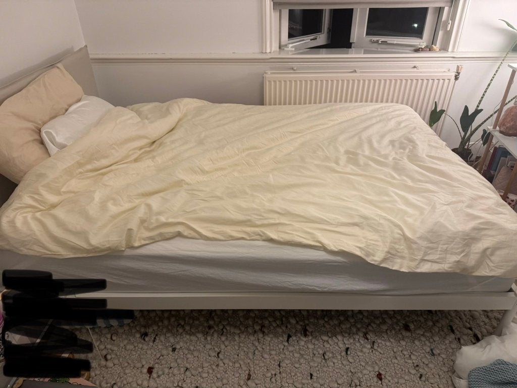 Kleppstad Ikea bed, Ophalen, 140 cm, Zo goed als nieuw, Twijfelaar