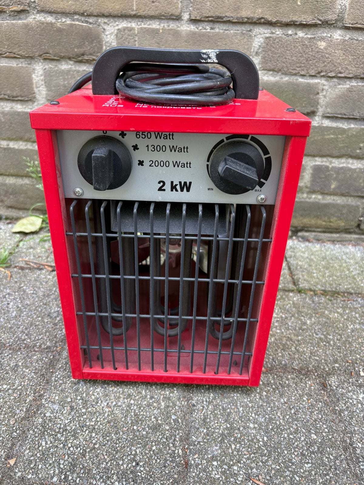 Euromac EK 2000 Elektrische Kachel 2kW, 30 tot 80 cm, Gebruikt, Kachel, Minder dan 60 cm