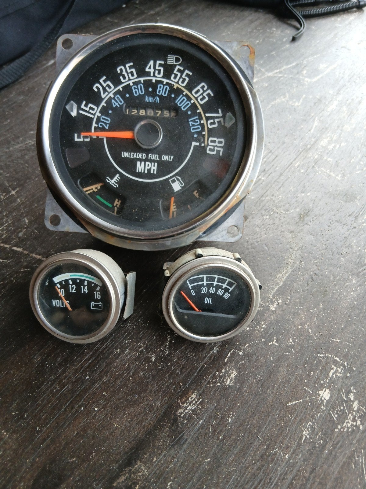 jeep cj5 cj7 tellers dashboard, Ophalen of Verzenden
