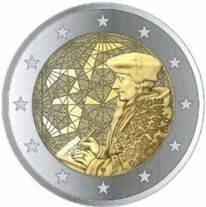 2 Euro Slowakije 2022 UNC - 35 jaar Erasmus Programma, Postzegels en Munten, Verzenden, Slowakije, 2 euro, Losse munt