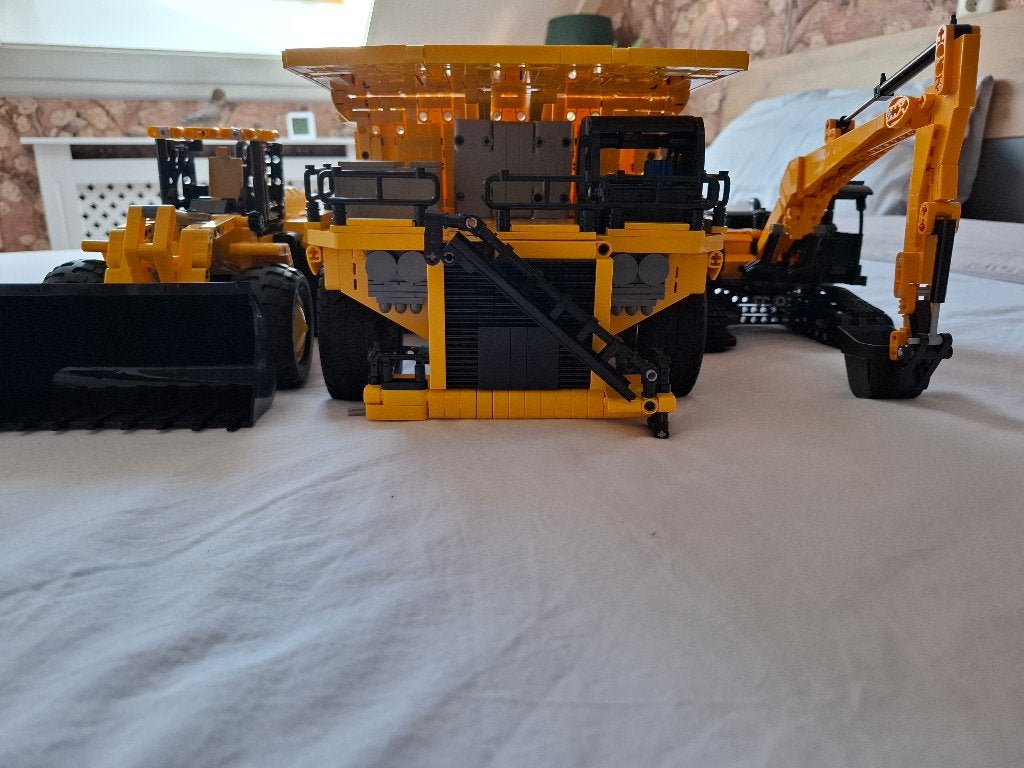 Mould King-Cada-Sany Dumptruck-loader-graafmachine, Ophalen, Zo goed als nieuw, Overige merken