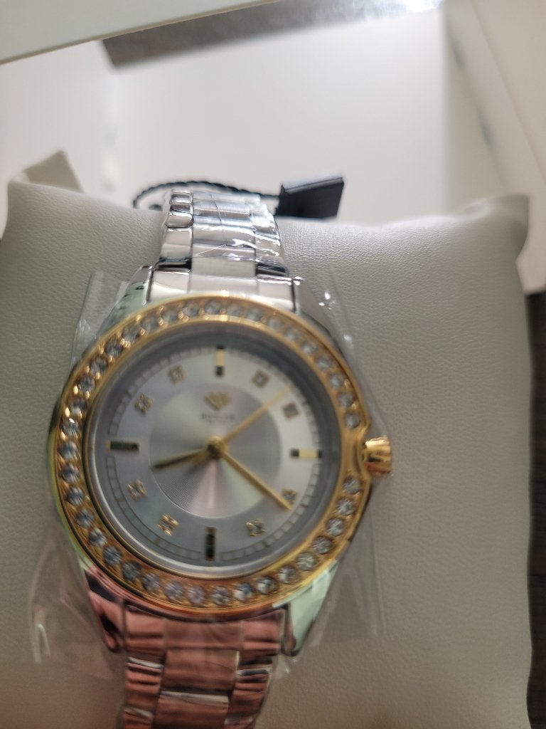 Nieuwe Hodler Bellinzona zilver - goud t.w.v € 349-,, Overige merken, Staal, Staal, Polshorloge