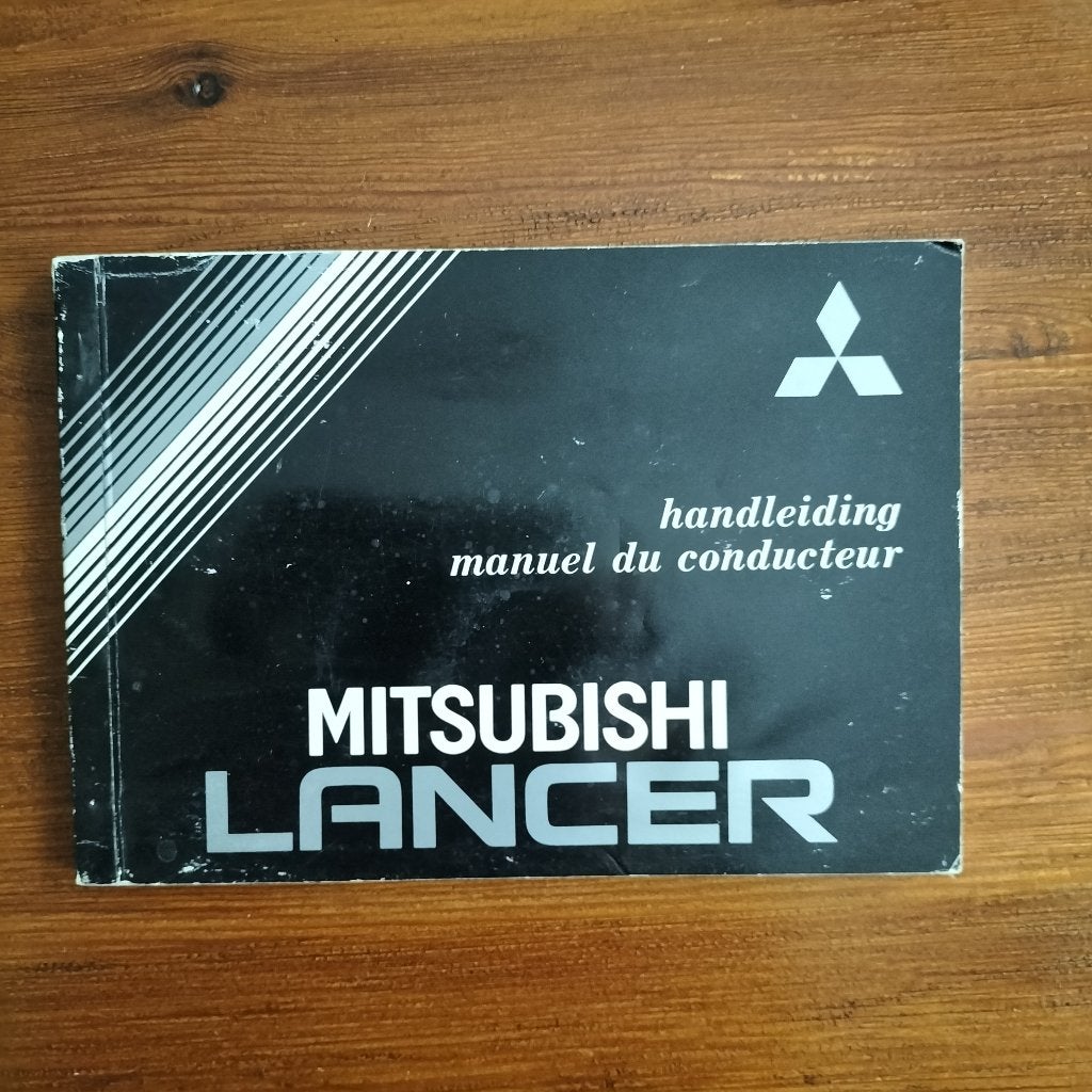 instructie boekje Mitsubishi Lancer, Ophalen of Verzenden