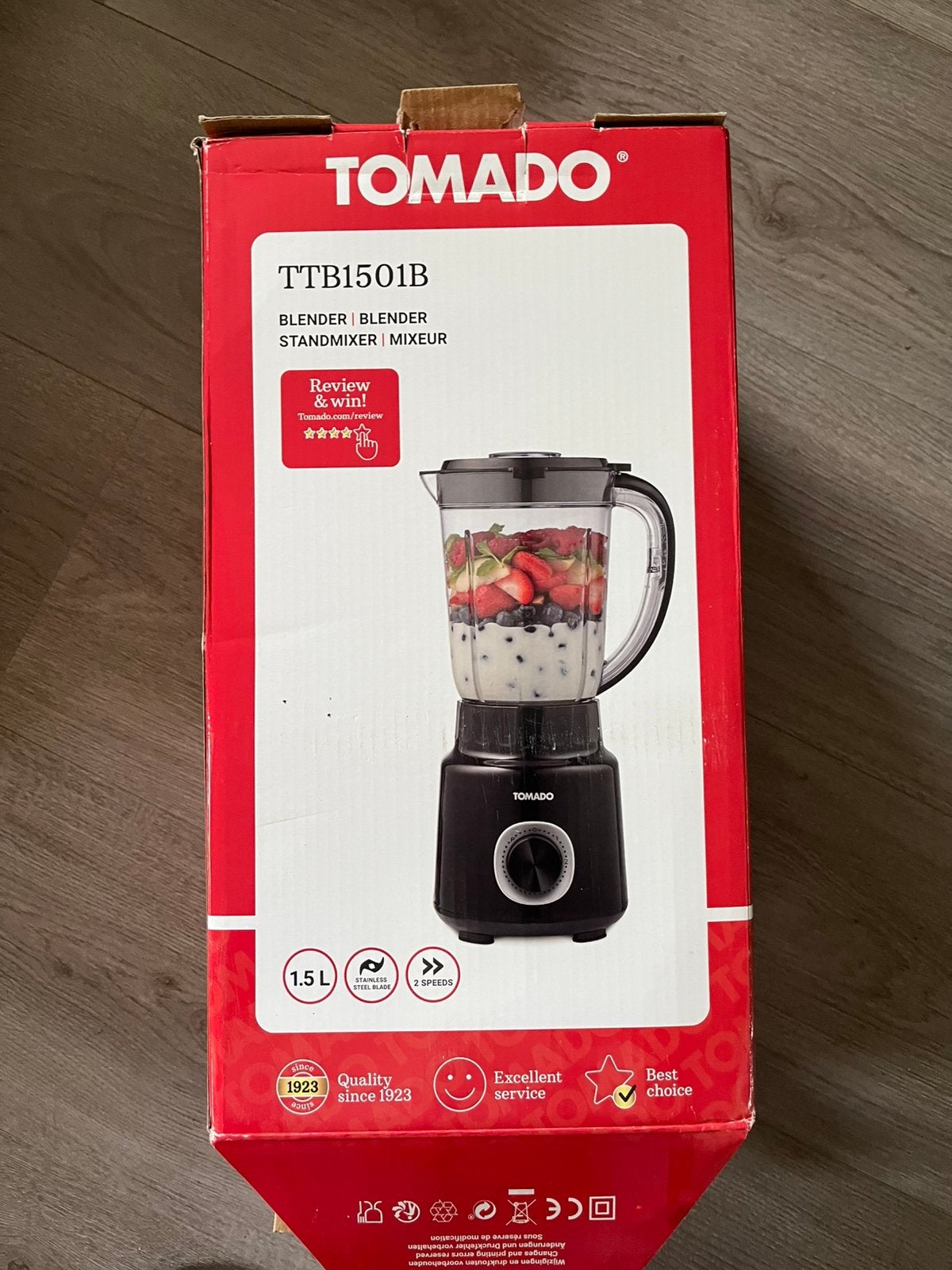 Tomado TTB1501B Blender (in box), Ophalen, Nieuw, Blender