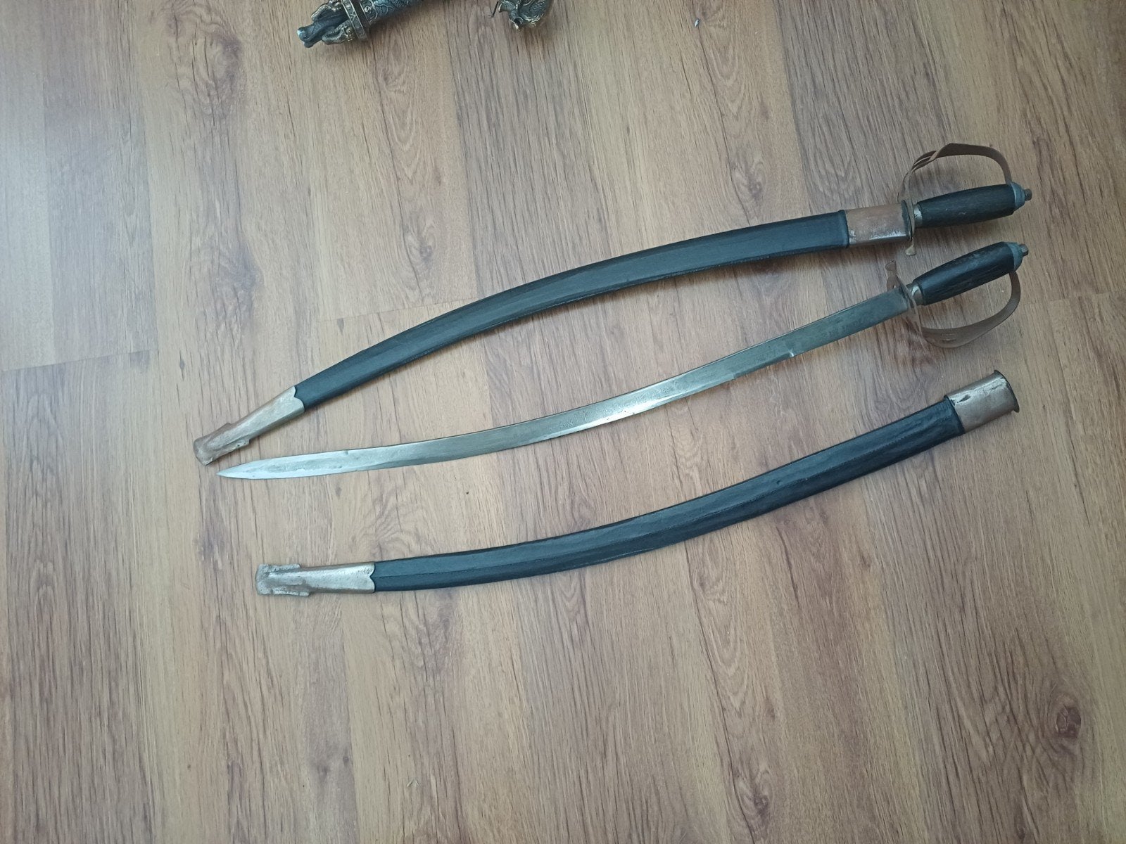 2 Antieke Indiase Sabels -, Ophalen of Verzenden