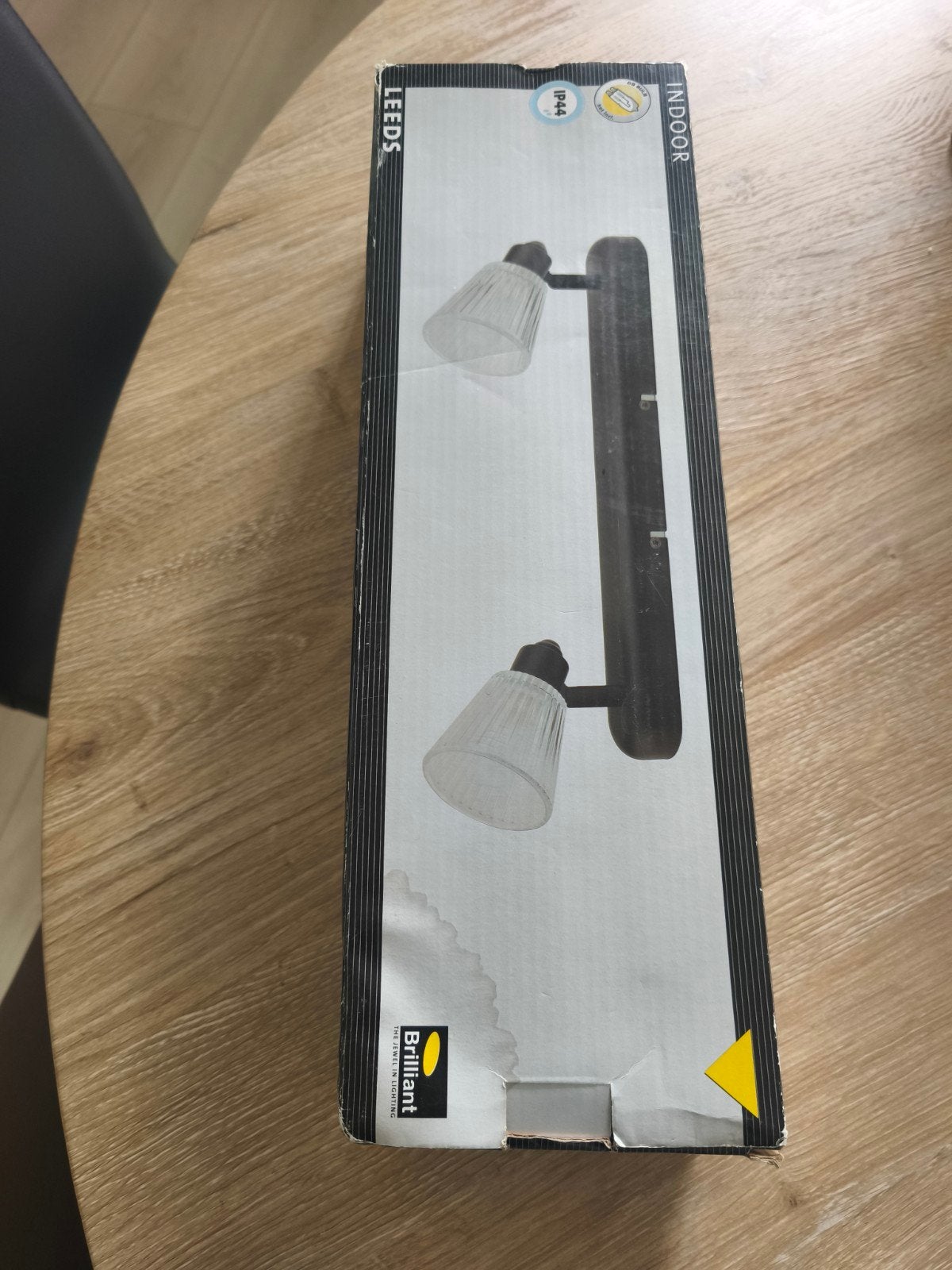 Brilliant Leeds Indoor Wandlamp - Metaal/Glas, Ophalen of Verzenden, Nieuw, Modern, Industrieel