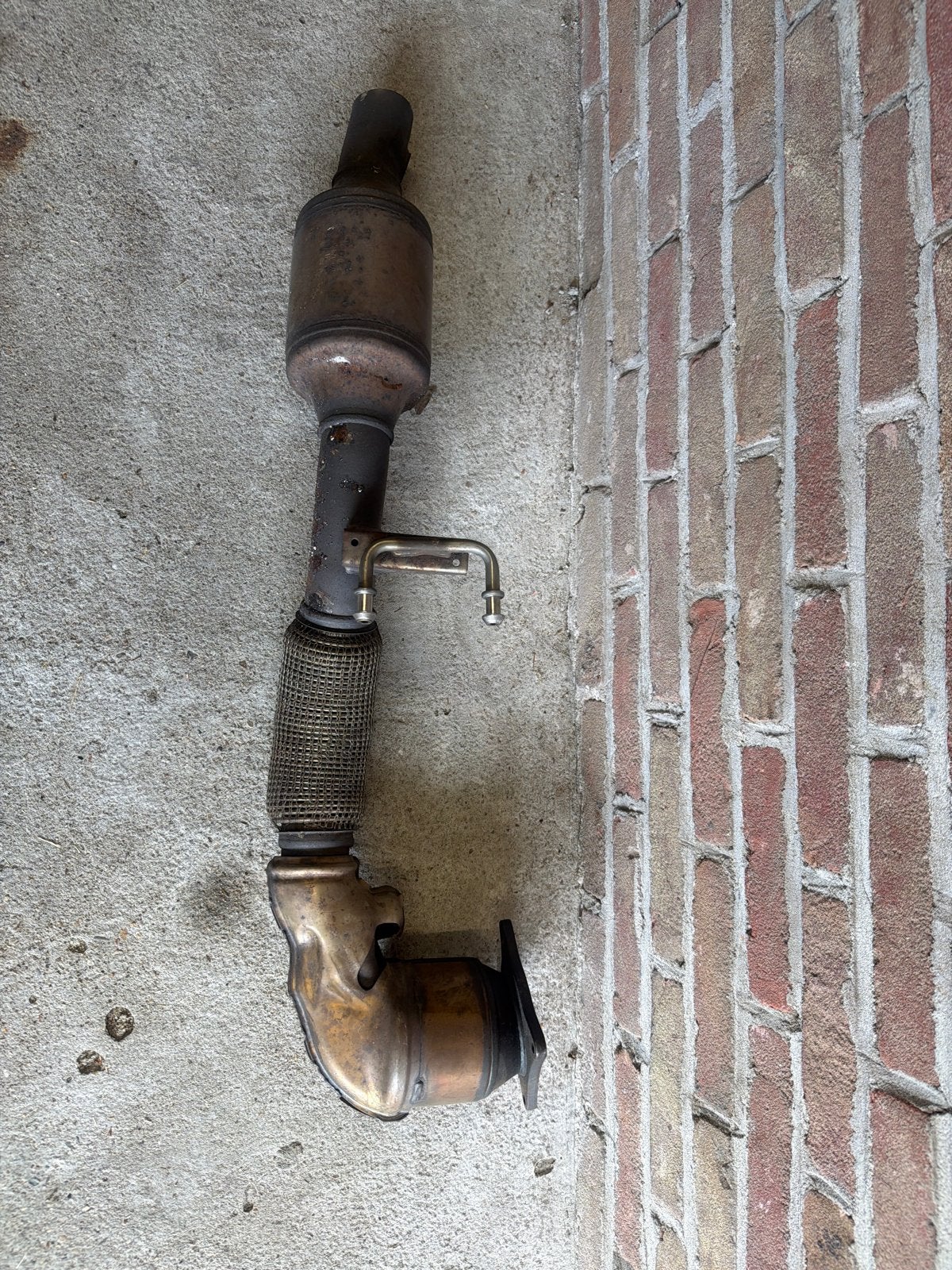 Originele Katalysator met voorpijp VW Golf 6R (100.000 km), Ophalen of Verzenden, Gebruikt, Volkswagen