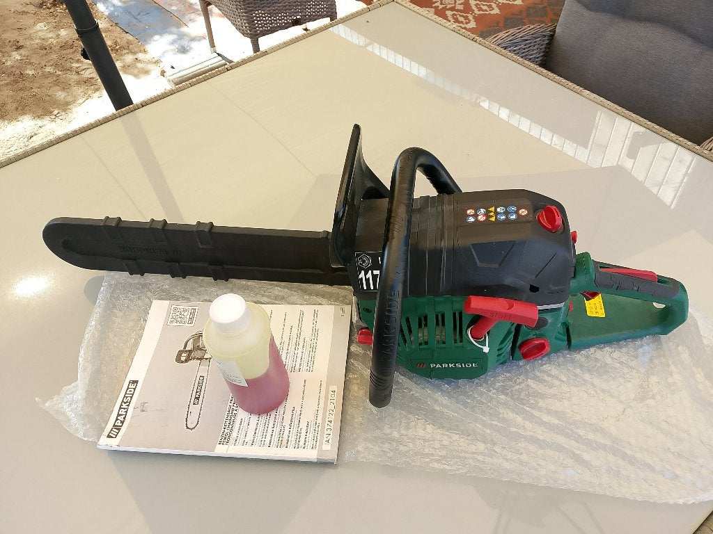 Parkside pbks 53 A2 benzine kettingzaag, Ophalen, Kettingzaag, 30 tot 70 mm, 1200 watt of meer