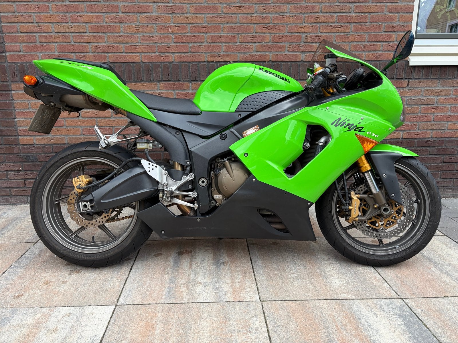 Kawasaki ZX6R 2005 - Goed onderhouden, nieuwe ketting, 4 cilinders, Gebruikt, Super Sport, Particulier