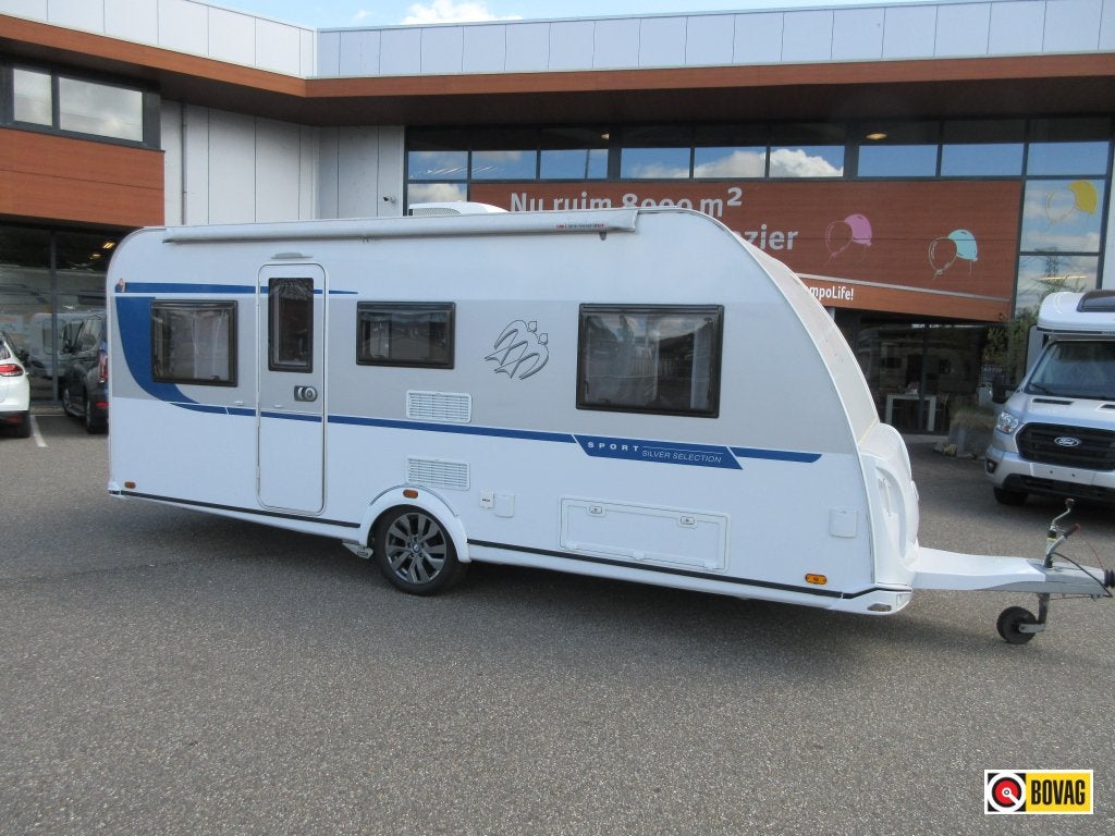 Knaus Sport Silver Selection 500 EU MOVER AIRCO LUIFEL, Caravans en Kamperen, Caravans, Rondzit, Schokbreker, Overige typen, Knaus