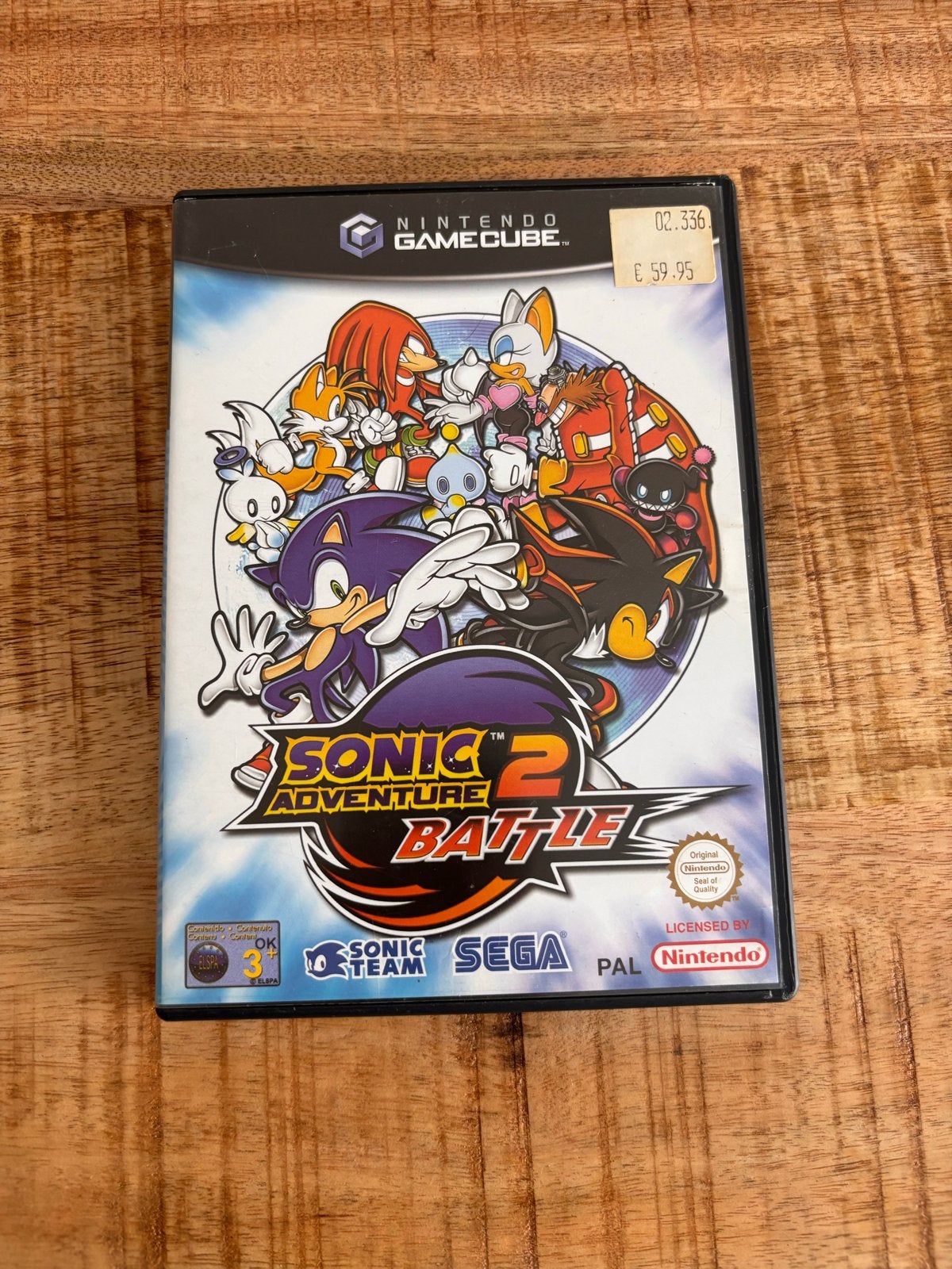 Sonic Adventure 2 Battle - Nintendo GameCube, Gebruikt, 2 spelers, Eén computer, Vanaf 3 jaar