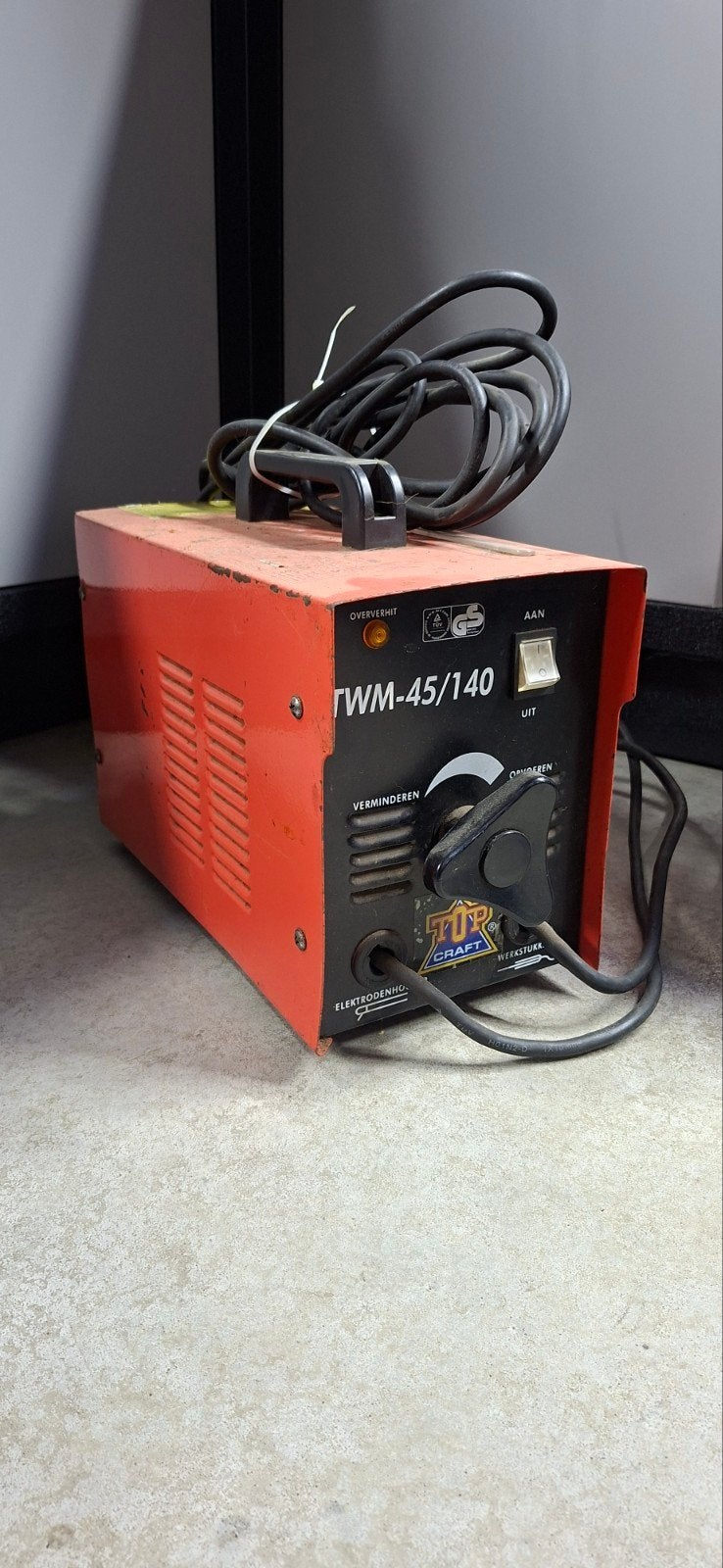 TWM-45/140 Elektrode Lasapparaat - Gebruikt, Ophalen, Gebruikt, 150 tot 250 ampère, Elektroden