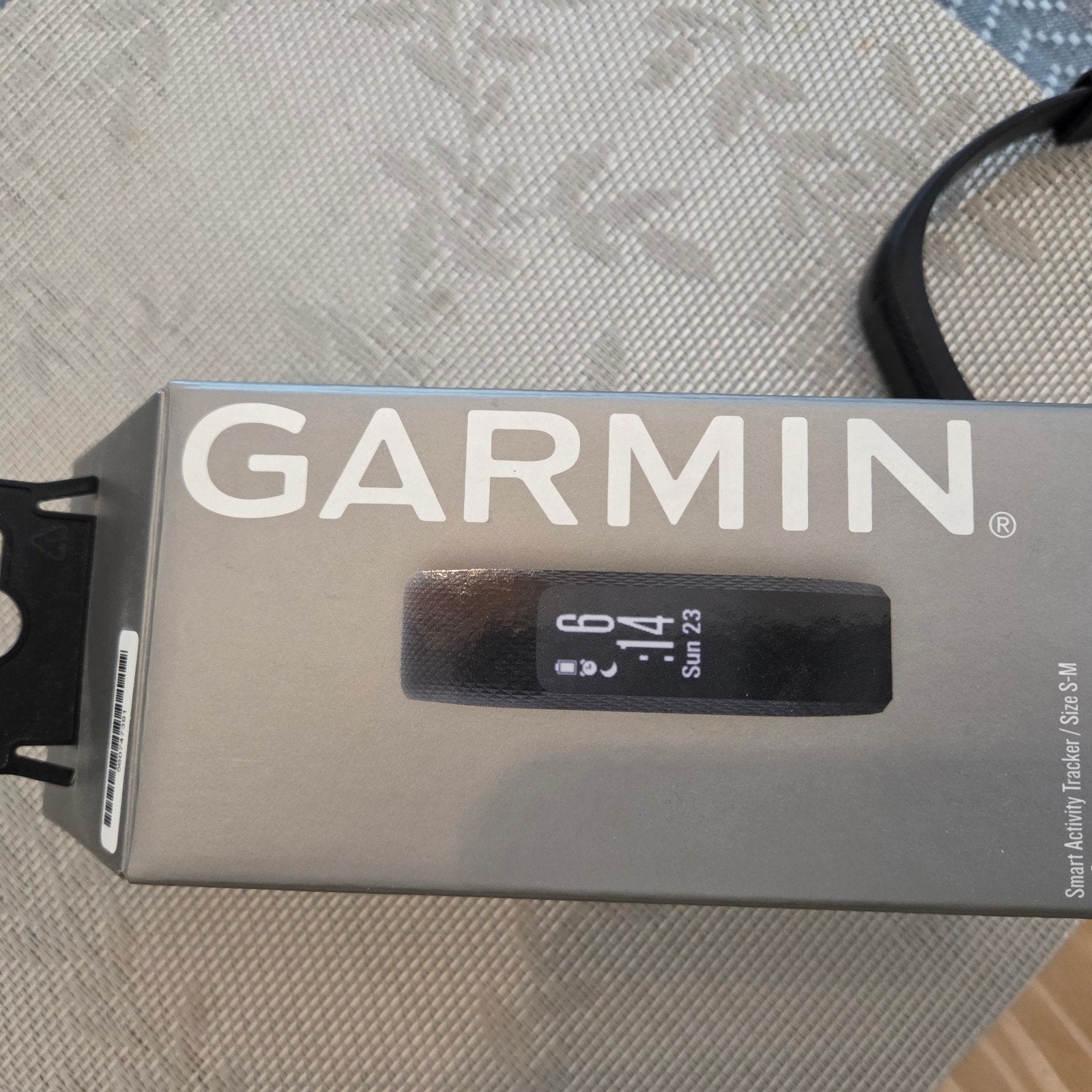 Garmin Smart Activity Tracker (Maat S-M), Gebruikt, Zwart, Garmin, Ophalen of Verzenden