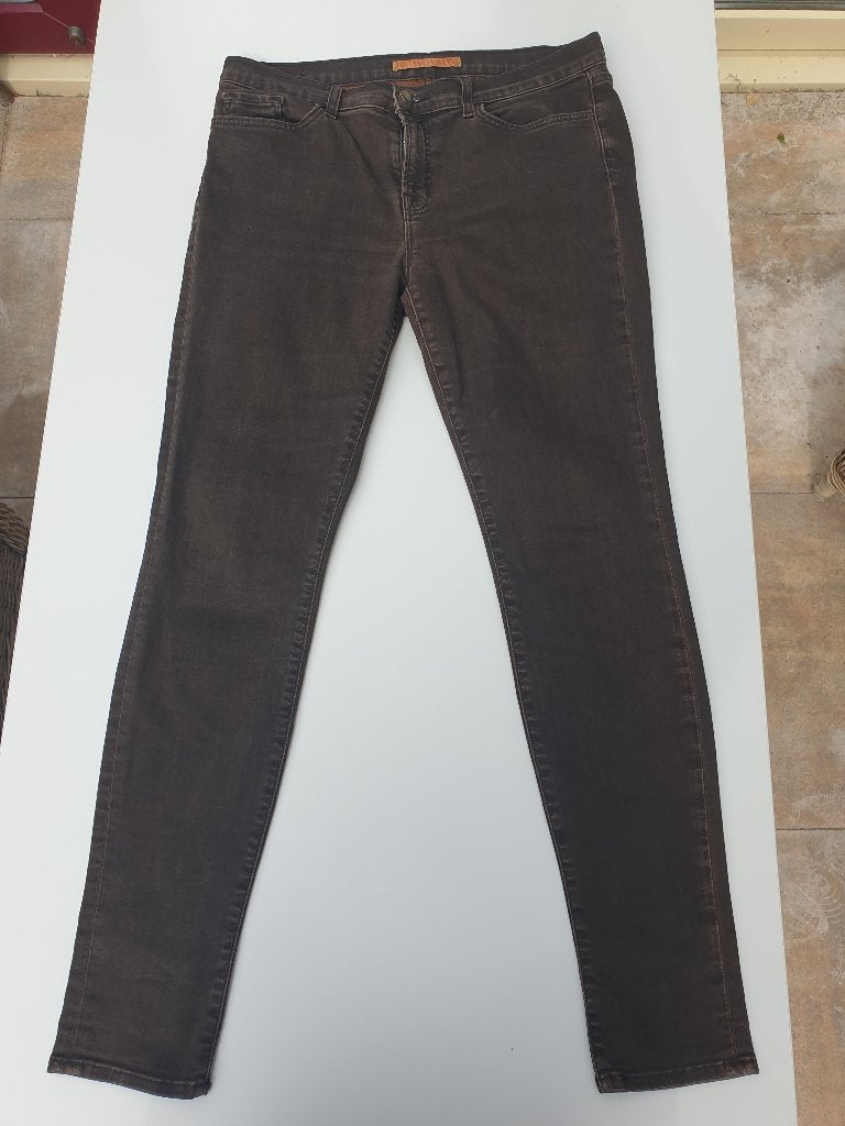 J brand prachtige bruine skinny leg noir brown 31, J Brand, Overige kleuren, Verzenden, Zo goed als nieuw