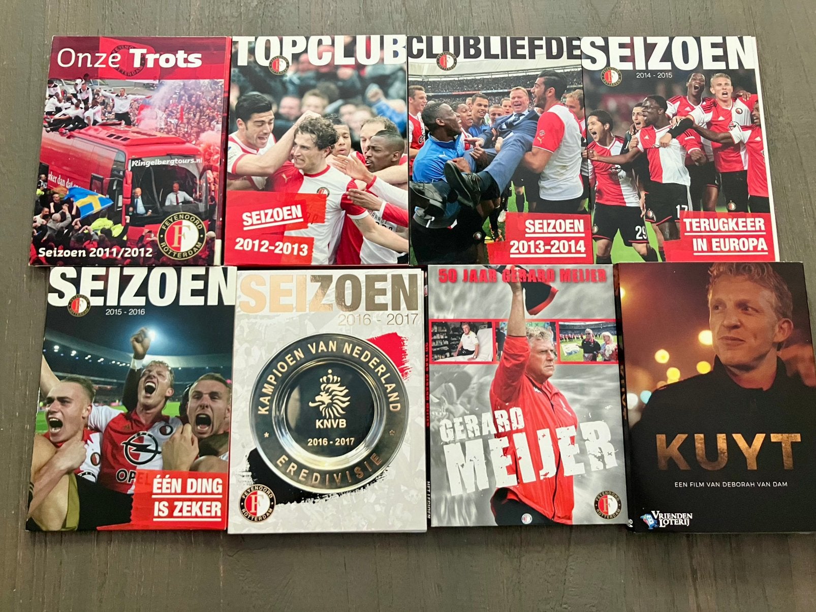 8 DVD’s Feyenoord, Voetbal, Ophalen of Verzenden, Zo goed als nieuw, Alle leeftijden