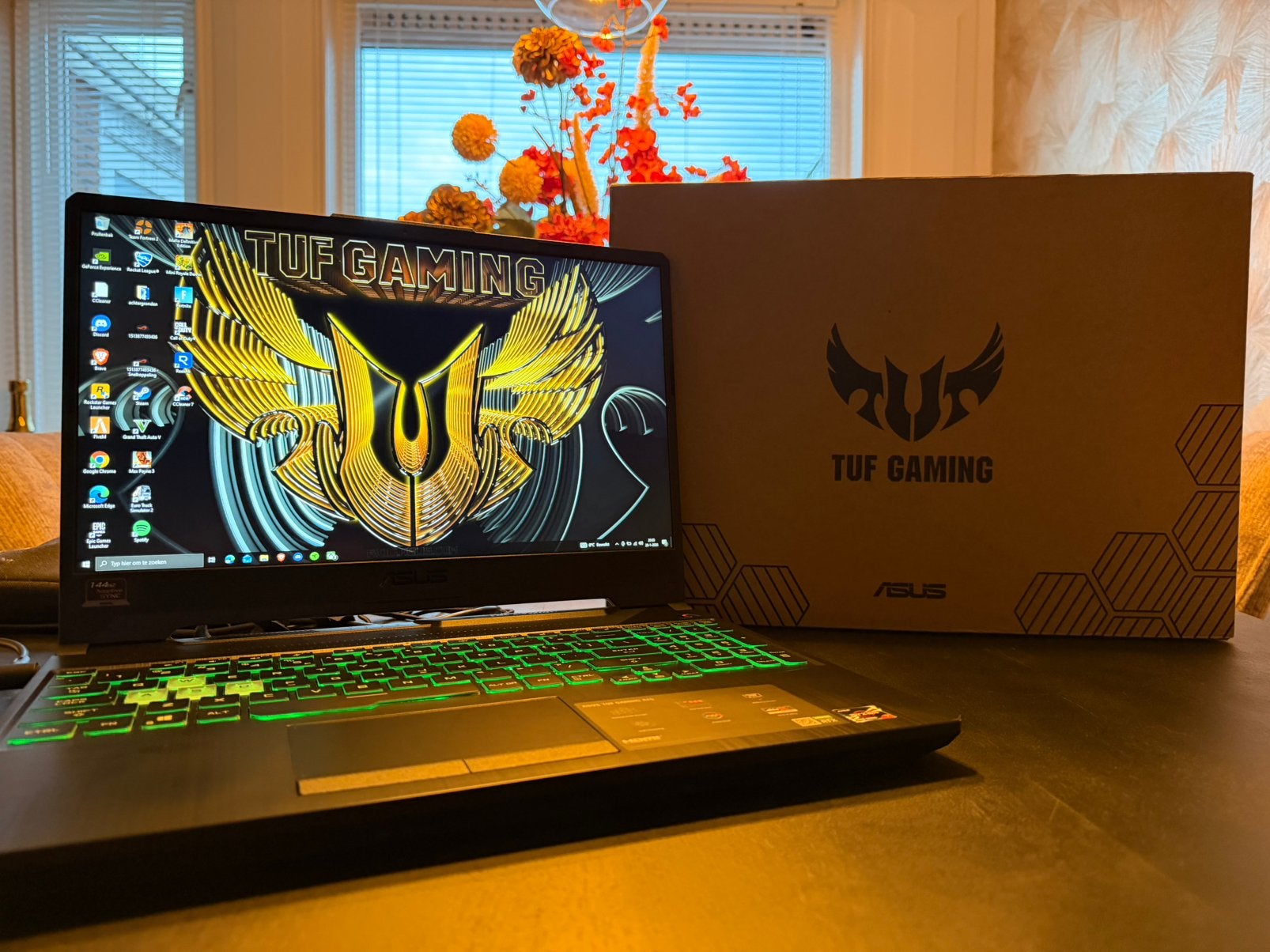 Asus tuf gaming laptop, Ophalen, Met videokaart, Zo goed als nieuw, Gaming