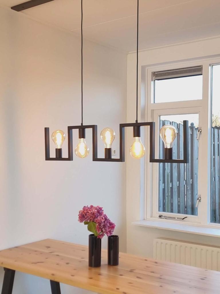 Hanglamp, Huis en Inrichting, Lampen | Hanglampen, Ophalen, Zo goed als nieuw, Metaal