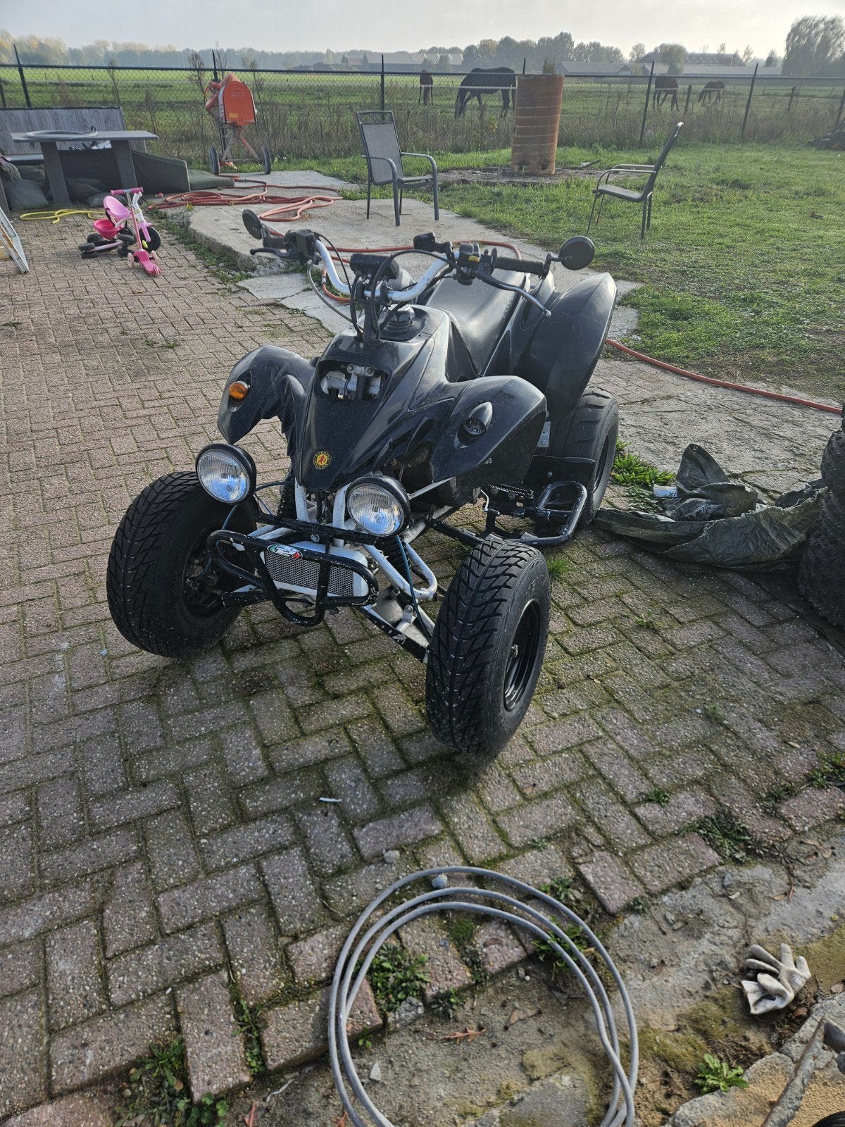 Barossa Quad 250cc met extra motorblok en onderdelen