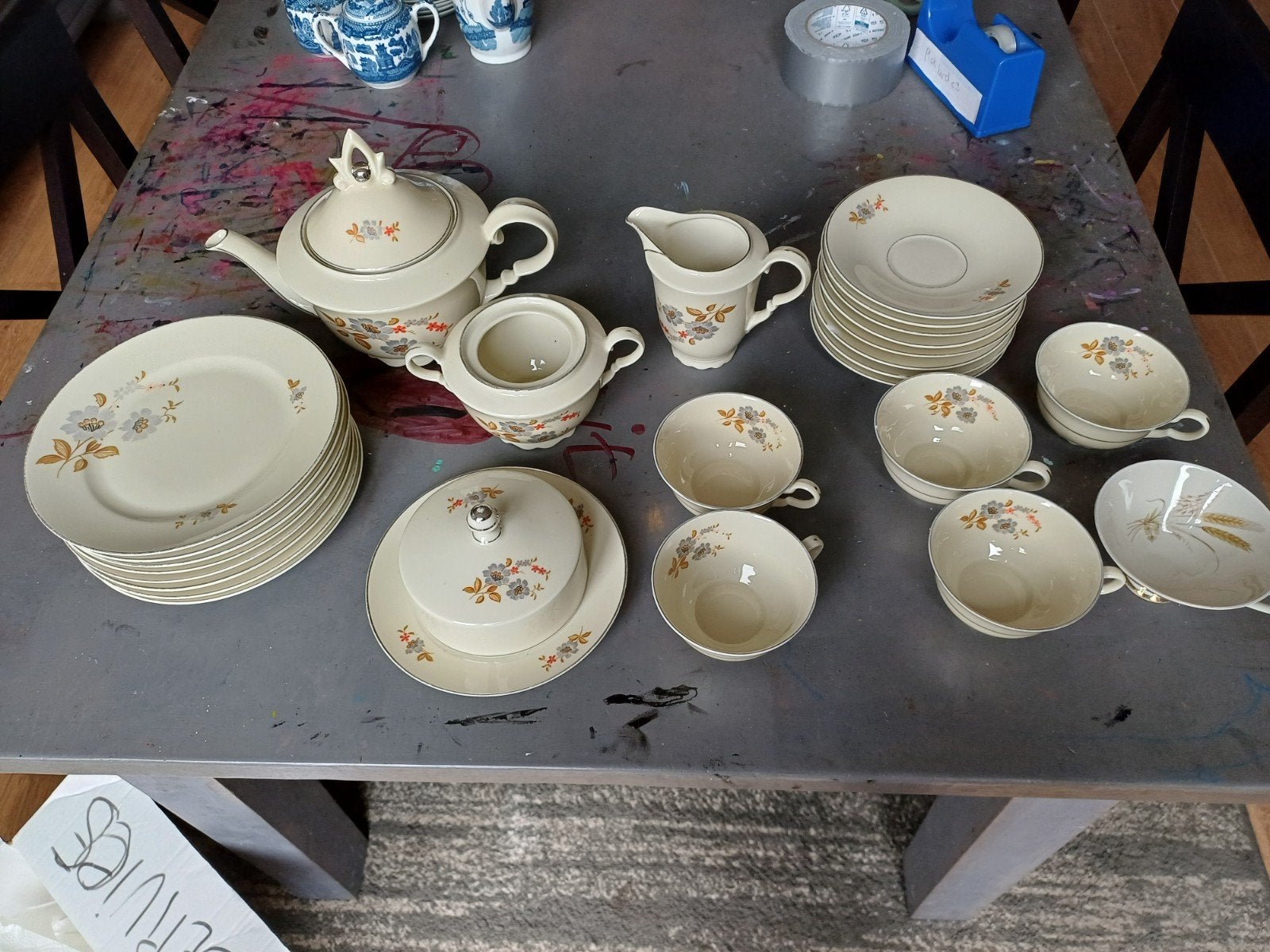Vintage Servies Set - bareuther bavaria, Ophalen