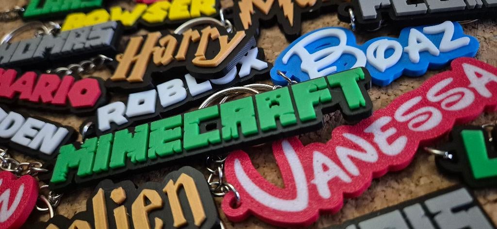 Gepersonaliseerde naam sleutelhanger, Verzenden, Nieuw, Overige typen