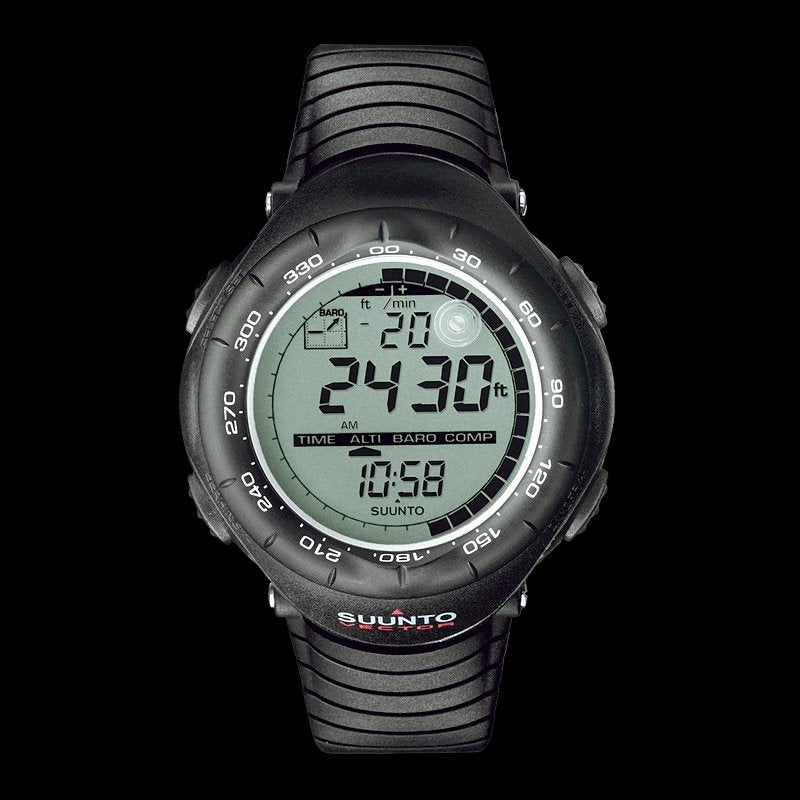 Suunto Vector Outdoor Horloge - Kleine beschadiging glas, Gebruikt, Zwart, Ophalen of Verzenden, Suunto