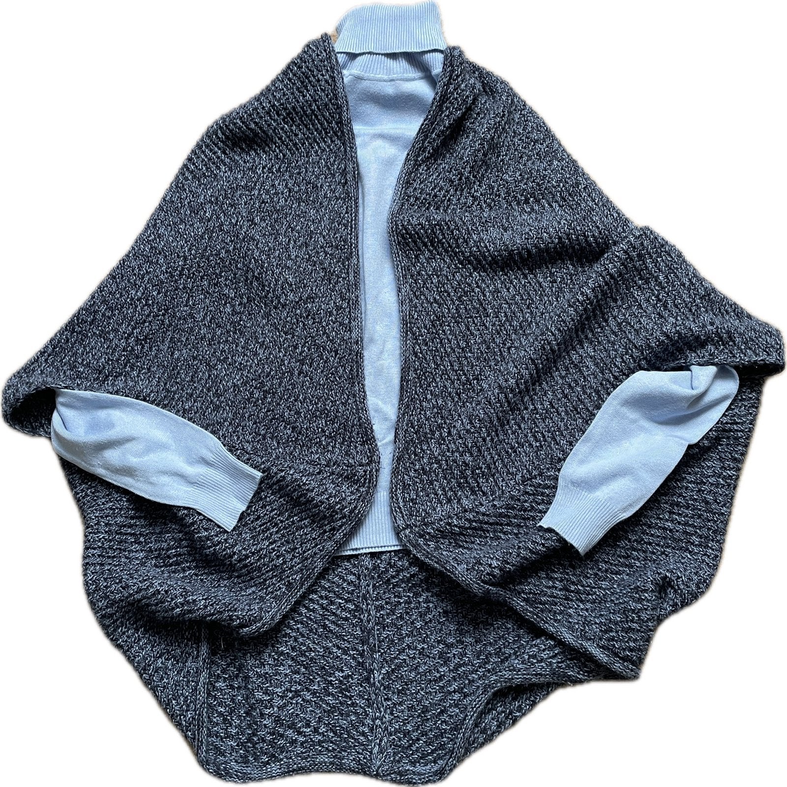 Poncho Opus, Verzenden, Zo goed als nieuw, Blauw