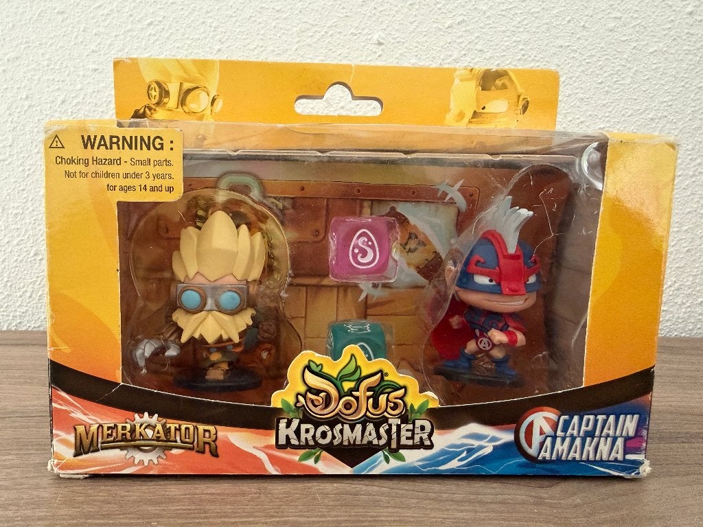 2 Krosmaster miniaturen Merkator en Kapitein Amakna - nieuw, Ophalen of Verzenden, Nieuw, Dofus